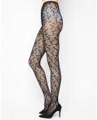 Collant Fashion Cameron résille motif camouflage noir