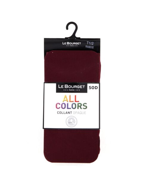 Collant opaque All Colors 50 deniers framboise