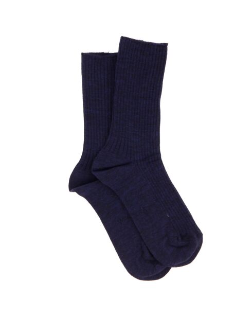 Chaussettes en Laine mélangée marine