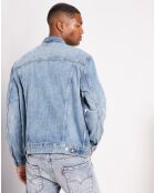 Veste en Jean The Trucker bleue