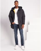 Parka mi-longue Balboa noire