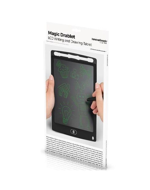 Tablette pour dessiner et écrire LCD Magic Drablet noire