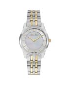 Montre Femme Quartz en Acier Tacy argenté/doré
