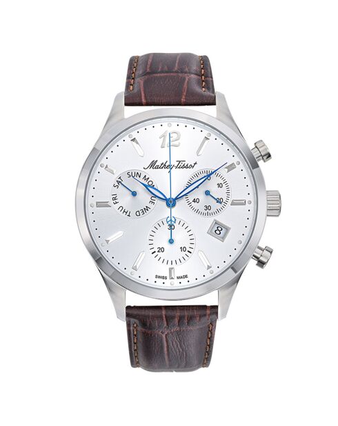 Montre Homme Quartz en Cuir Urban marron