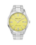 Montre Homme Quartz en Acier Mathy I Jumbo argentée