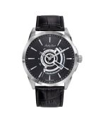 Montre Homme Quartz en Cuir Mondo noire
