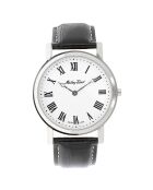 Reloj City Black de cuarzo con piel mixta