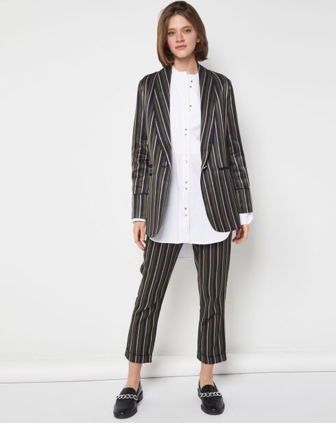 Pantalon Tartuffe vert/marine