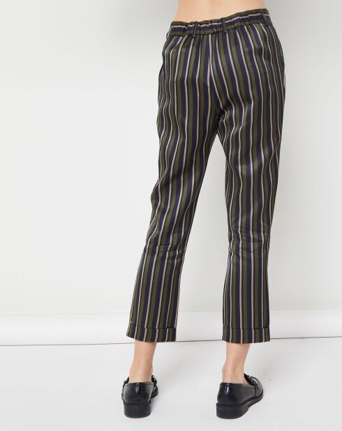 Pantalon Tartuffe vert/marine