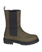 Boots en Cuir Cam kaki