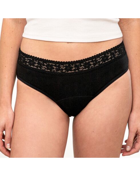 Culotte menstruelle noire - flux abondant