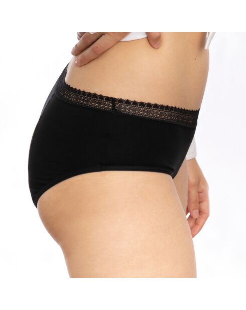 Shorty menstruel coton bio noir