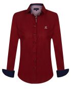 Chemise Huguette bordeaux