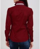 Chemise Huguette bordeaux