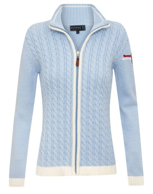 Gilet Zip Marie bleu bebe