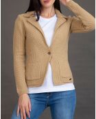 Veste Laure camel