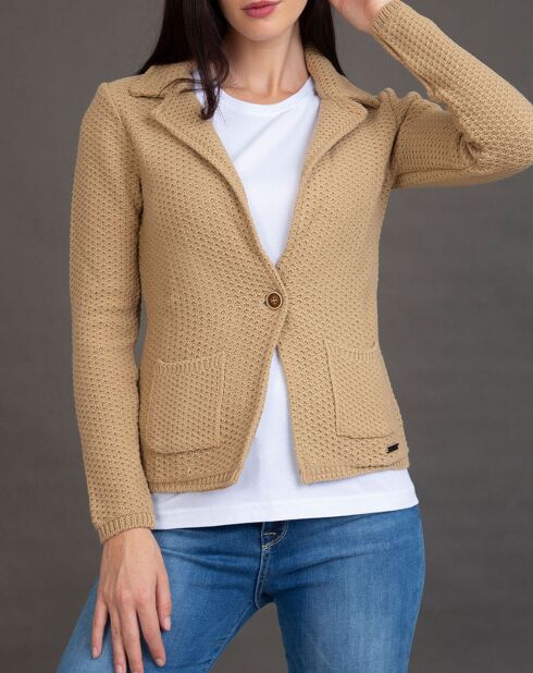 Veste Laure camel