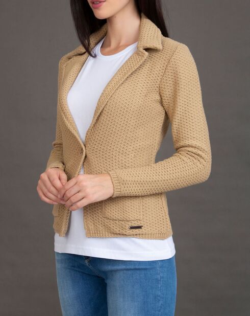 Veste Laure camel