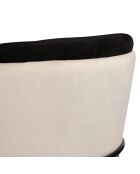 2 Chaises Dore noir/crème - 86x54x55 cm