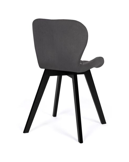 2 Chaises Daisy grises - 50x47.5x79 cm