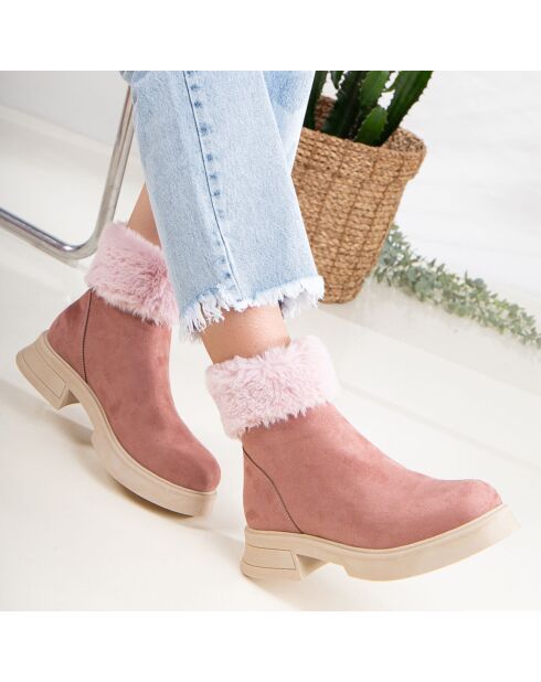 Stivali rosa Cumin