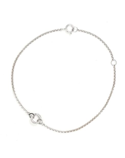 Bracelet Lia Diamants 0.05 ct or blanc