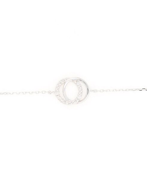 Bracelet Emy Diamants 0.02 ct or blanc
