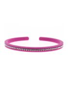 Jonc Gomme Strass 1 rang fuchsia