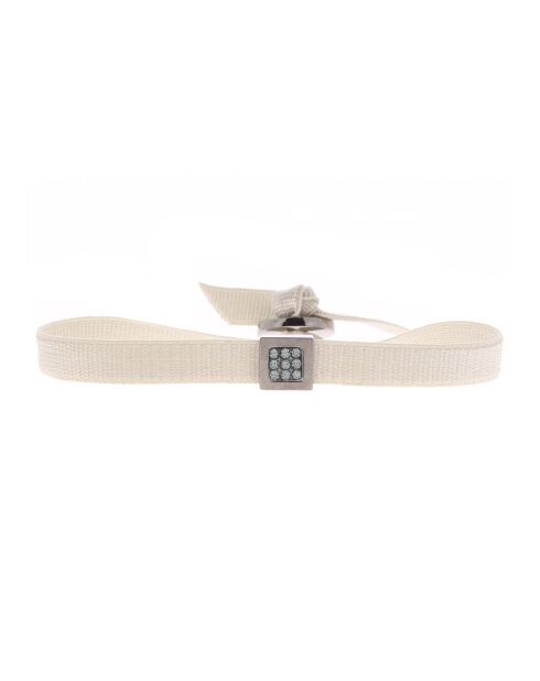 Bracelet Pavé Stretch gris clair