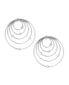 Boucles d'oreilles créoles Orbite GM palladium