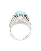 Bague Xochitl en Argent Massif & Turquoise
