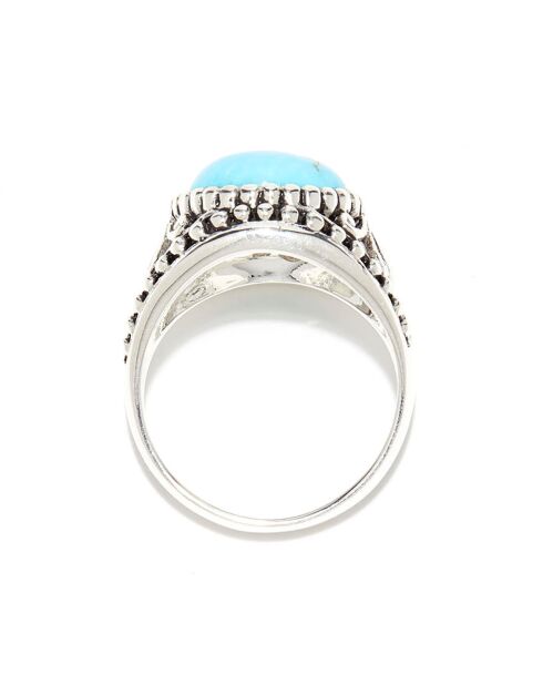 Bague Xochitl en Argent Massif & Turquoise