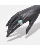 Bague Xochitl en Argent Massif & Turquoise
