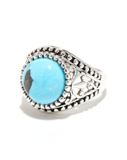 Bague Xochitl en Argent Massif & Turquoise