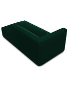 Chaise Longue Droit Velours Sao vert bouteille - 181x93x69 cm