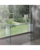 Table console Little Bridg transparent - 70x85x40 cm
