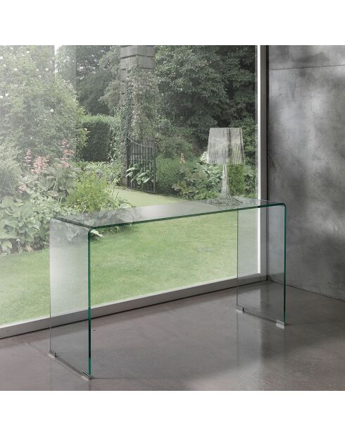 Table console Little Bridg transparent - 70x85x40 cm