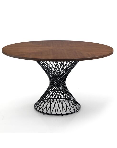 Table Clew noyer/noir - 75x137 cm