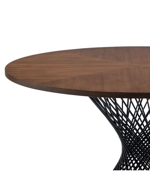 Table Clew noyer/noir - 75x137 cm