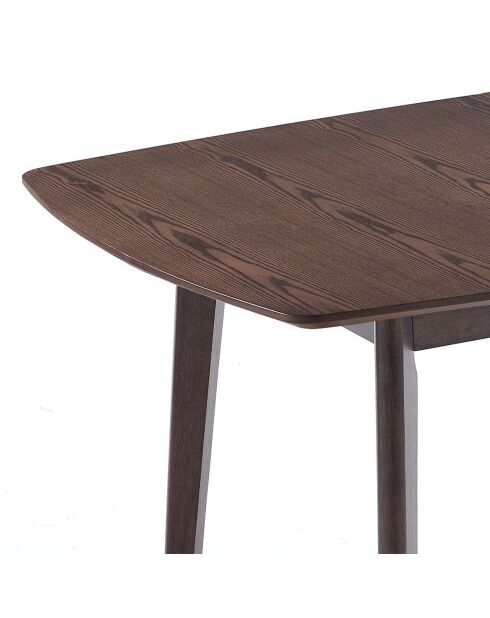 Table à rallonge Still noyer - 75x75x120/150 cm