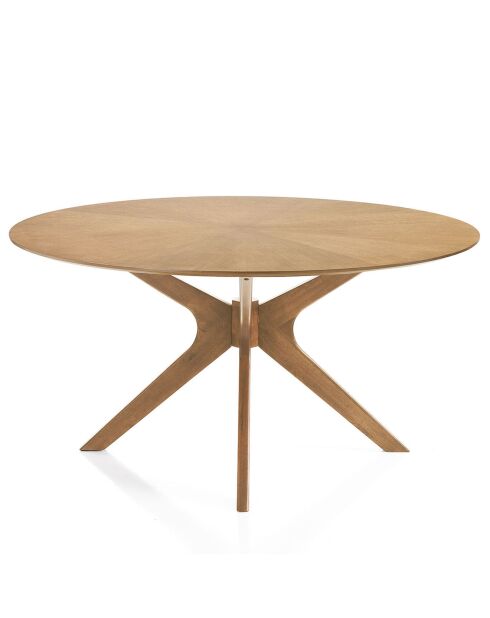Table ronde Tallin chêne - 75x137 cm