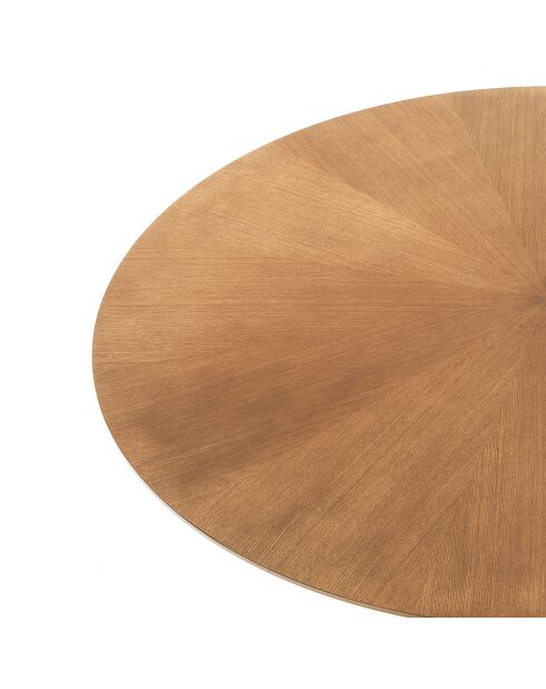 Table ronde Tallin chêne - 75x137 cm