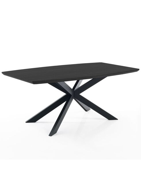 Table à rallonge Hics 4 noire - 76x90x160/210 cm