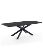Table à rallonge Hics 4 noire - 76x90x160/210 cm