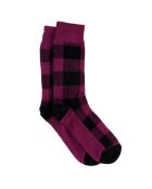 Chaussettes Élie rouge bordeaux