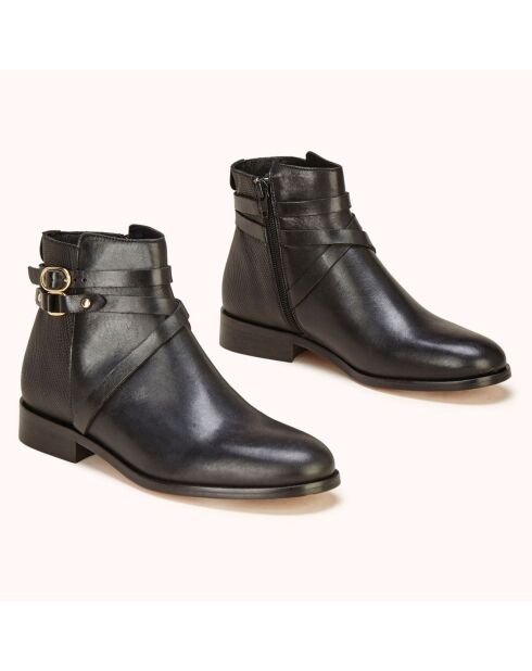 Bottines en Cuir Valera noires