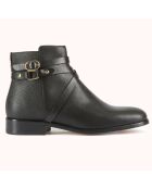 Bottines en Cuir Valera noires