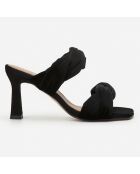 Mules River noires - Taon 8.5 cm