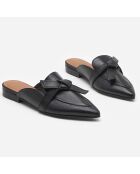 Mules en Cuir Anina noires