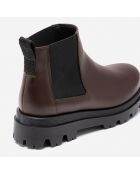 Chelsea boots en Cuir Lova marron